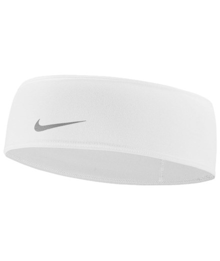 Fita para a cabeça de fitness Nike Dri-Fit Swoosh 2.0 Branco