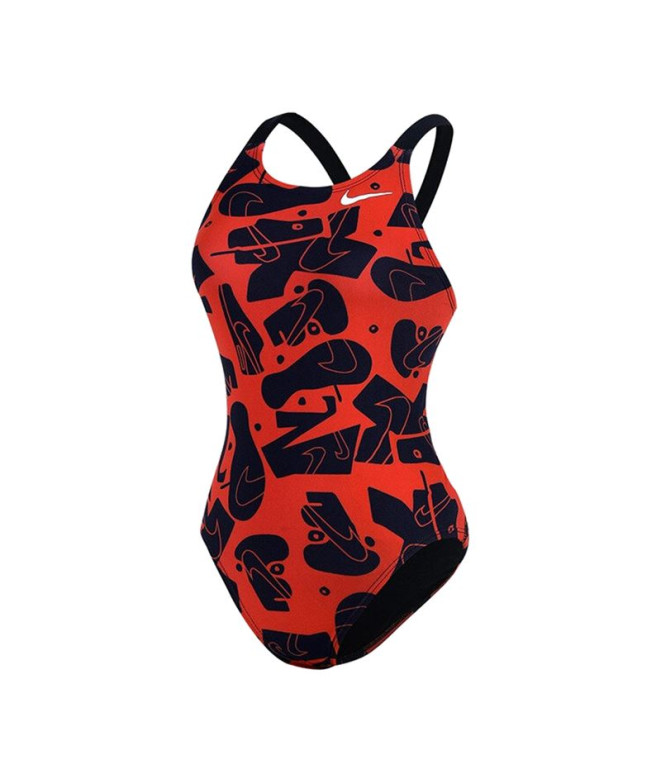 Calções de banho Nike Fastback Vermelho para...