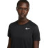 Camiseta running Nike de Dri-FIT preto Mulher