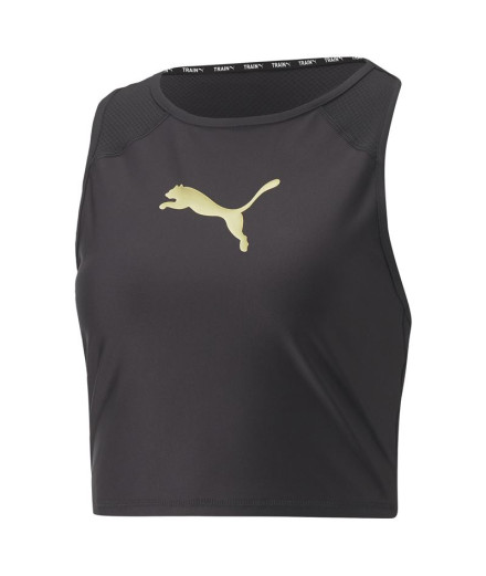 Puma Fit Eversculpt Fitted Tank preto Camisola de alças...