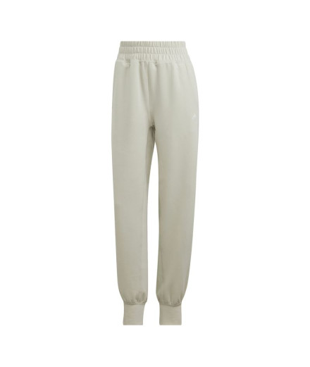 Calças de ioga adidas Aeroready Studio bege Calças de...