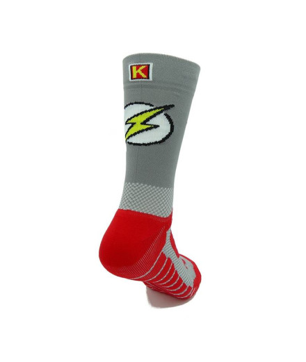Meias Running Kamuabu uper Hero Cinzento unissex