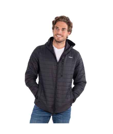 Casaco Hurley Balsam Quilted Packable preto Homem
