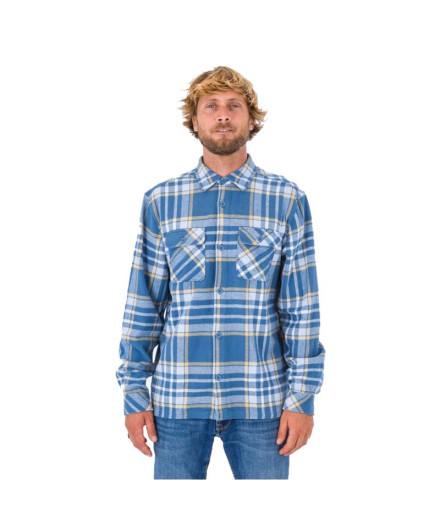 Camisa Hurley Santa Cruz para homem Azul