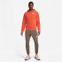 Moletom trail Nike de laranja de Mount Blanc Homem