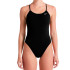 Fato de banho de Natação Nike One Piece com recorte Mulher Preto