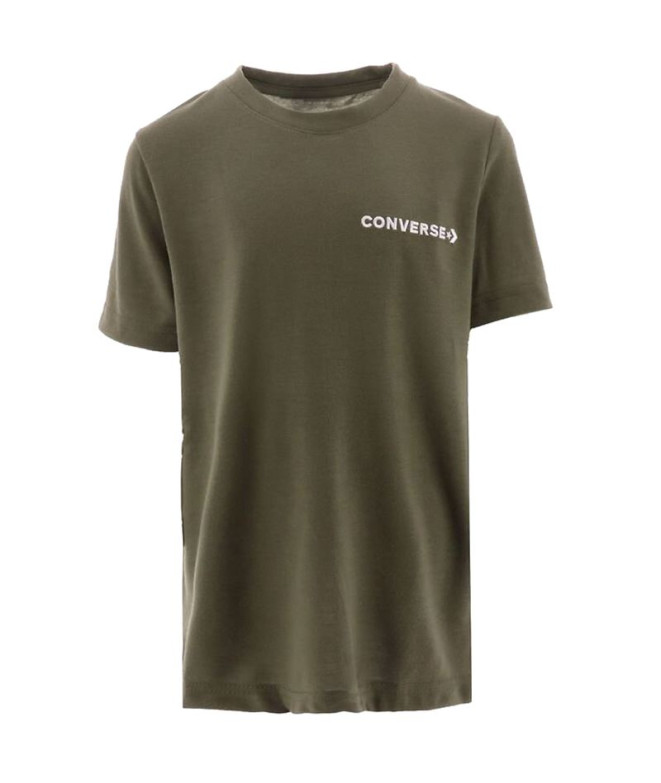 Camiseta Converse Excedente de campo verde...