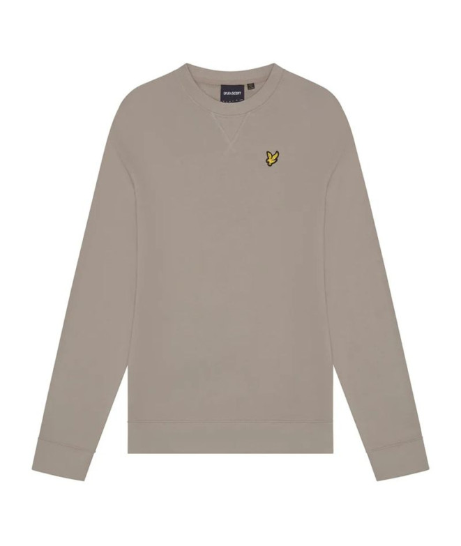 Moletom Lyle&Scott V1 Crew Neck Bege Homem