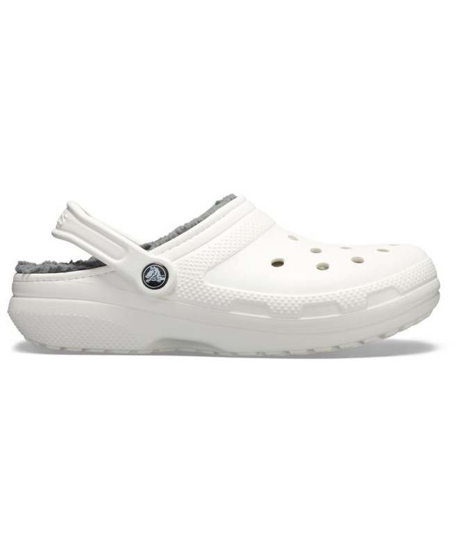 Tamancos Crocs Tamanco clássico com forro U Branco