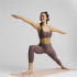 Sutiã esportivo traning Puma Studio Ultrabare Strappy castanho Mulher