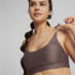 Sutiã esportivo traning Puma Studio Ultrabare Strappy castanho Mulher