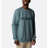 Columbia™ Logo Fleece Crew Mountain Sweatshirt Verde para homem
