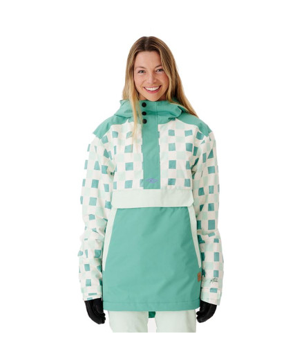 Casaco de montanha Rip Curl Rider Anorak Mulher Verde
