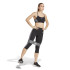 Collants Running adidas Train Essentials 3-Stripes Preto para mulher