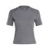 Top Traning adidas 3-Stripes Essentials Cinzento para mulher