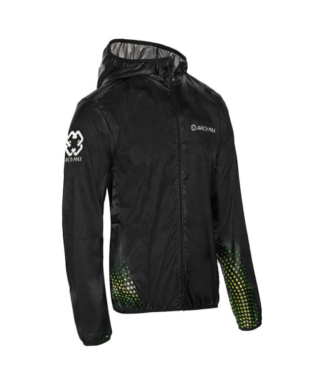 Casaco de Running Arch Max Windstopper Preto Homem