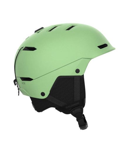 Capacete de snowboard Salomon Husk Green