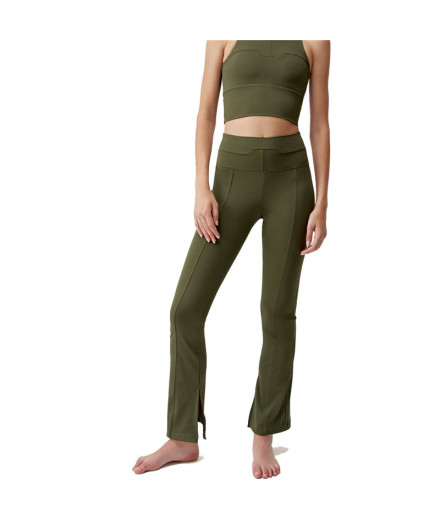 Yoga Leggings Born Living Yoga Chiara Verde Mulher