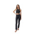 Soutien desportivo Yoga Born Living Yoga Chiara Soutien Yoga preto para mulher