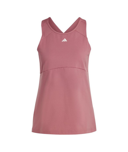 T-Shirt de ioga adidas Studio Rosa para mulher
