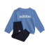 Fato de treino adidas I Lin Fl Jog Kids Azul