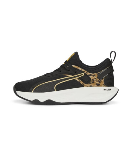Puma Pwr Xx Nitro Safari Glam Preto Sapatilhas de fitness...