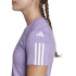 T-Shirt de fitness adidas Essentials Roxo para mulher