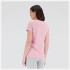 Camiseta New Balance Essenciais cor-de-rosa Mulher