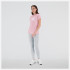 Camiseta New Balance Essenciais cor-de-rosa Mulher