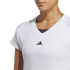 T-Shirt de fitness adidas Essentials Minimal Branco para mulher