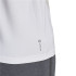 T-Shirt de fitness adidas Essentials 3-Stripes para mulher Branco