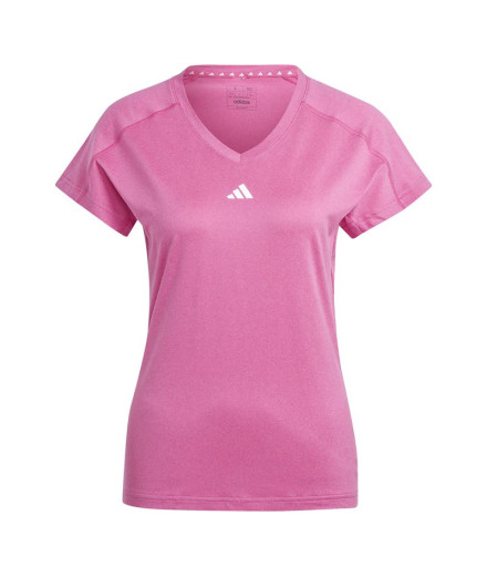 Camiseta por Fitness adidas Essentials Minimal Lila Mulher