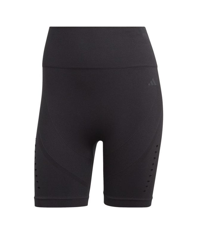 Leggings de ioga adidas Studio Aeroknit Preto...