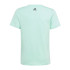T-shirt adidas Logótipo linear Verde T-shirt de menina