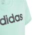 T-shirt adidas Logótipo linear Verde T-shirt de menina