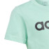 T-shirt adidas Logótipo linear Verde T-shirt de menina