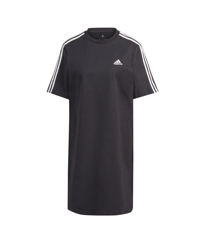 Vestido adidas 3S Boyfriend Single Black Women's