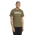 Camiseta adidas Essentials Linear Verde Homem