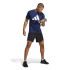 Camiseta Fitness adidas de Triaining Essentials Feel Ready Blue Homem