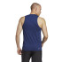 Camiseta adidas essenciais de Formação Azul Homem