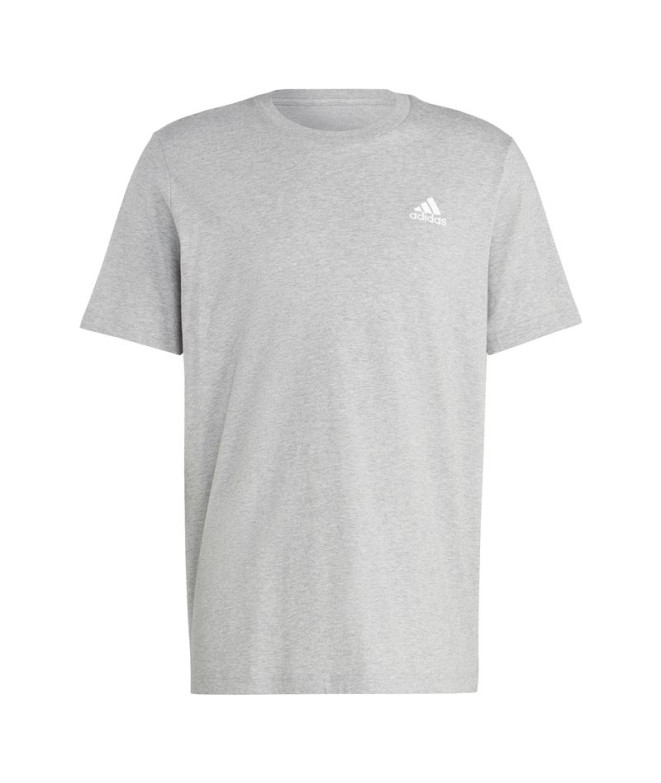 Camiseta adidas Essenciais Cinzento Homem