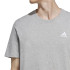Camiseta adidas Essenciais Cinzento Homem