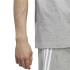 Camiseta adidas Essenciais Cinzento Homem