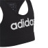 Soutien de desporto adidas Logotipo linear Preto Soutien de rapariga