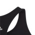 Soutien de desporto adidas Logotipo linear Preto Soutien de rapariga