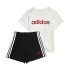Conjunto adidas Lineage Branco Infantil