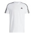 Camiseta adidas Essentials Single 3S Branco Homem