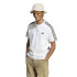 Camiseta adidas Essentials Single 3S Branco Homem