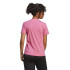 Camiseta adidas 3S cor-de-rosa Mulher