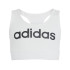 T-shirt adidas T-shirt branca linear para rapariga